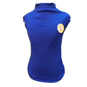 Regata Canelada Azul Royal Fem