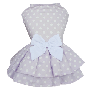 Vestido Bolinha Lilas