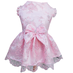 Vestido Renda Rosa