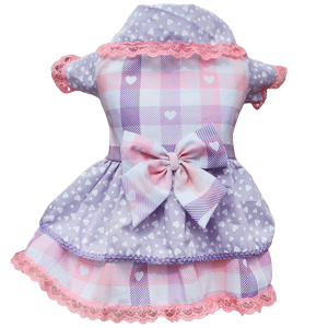 Vestido Coração Lilas