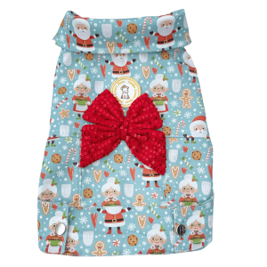Jaqueta Cropped Natal Azul