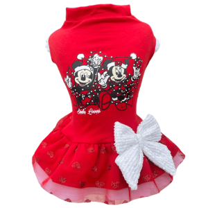 Vestido Mickey Minnie Natal