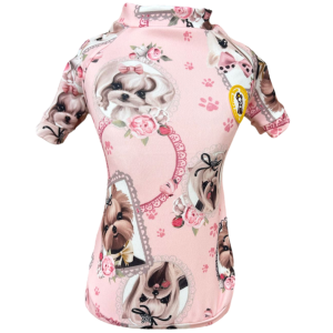 Camiseta UV Cachorrinhas