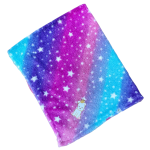 Manta Pelúcia Estrela Colorida