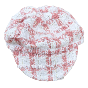 Boina Tweed Rosa Bebê