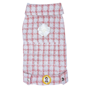 Jaqueta Tweed Rosa Bebê