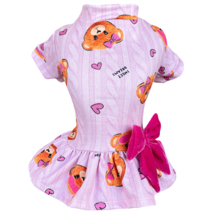 Vestido Suplex Ursinho Tricot