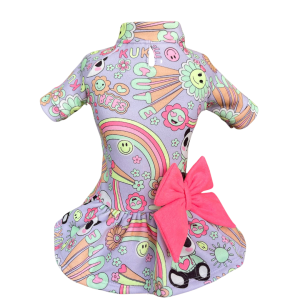 Vestido Moletom Panda Neon