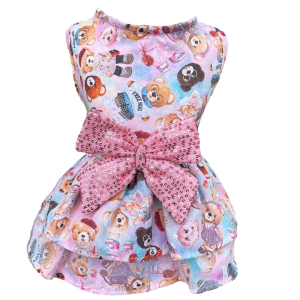 Vestido Ursinhos Free Hug