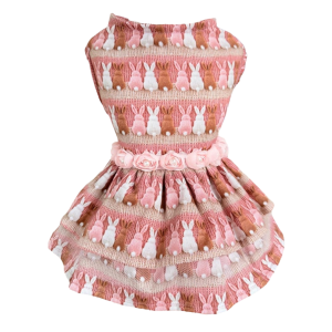 Vestido Coelhinhos Tricot