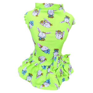 Vestido Coelho Verde Neon