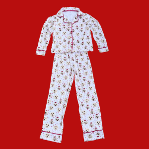 Pijama Adulto Feminino Personalizado Calça e Blusa Comprida 1 Pet