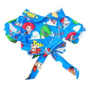 Casaco Cropped Moletom Toy Story Azul