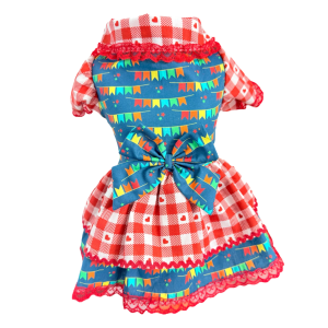 Vestido Bandeirinha Marinho